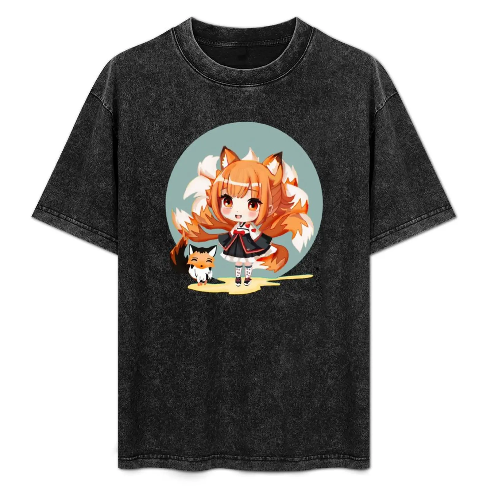 

Gumiho T-Shirt vintage clothes animal prinfor boys oversized t shirt clothing for men