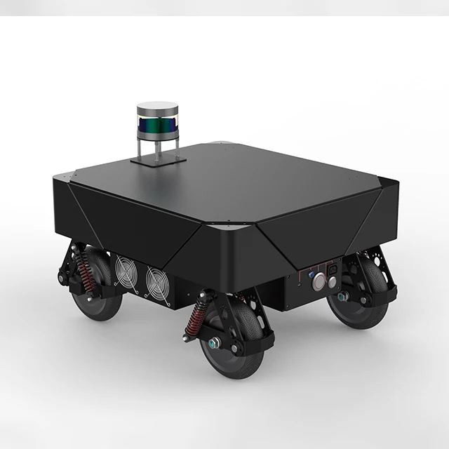 ONEWAY-Chassi Robô Servo de Quatro Rodas, RMC4A, Plataforma AGV, Inteligente, Aberto, SDK, Rolamento de Carga Máxima, 90kg