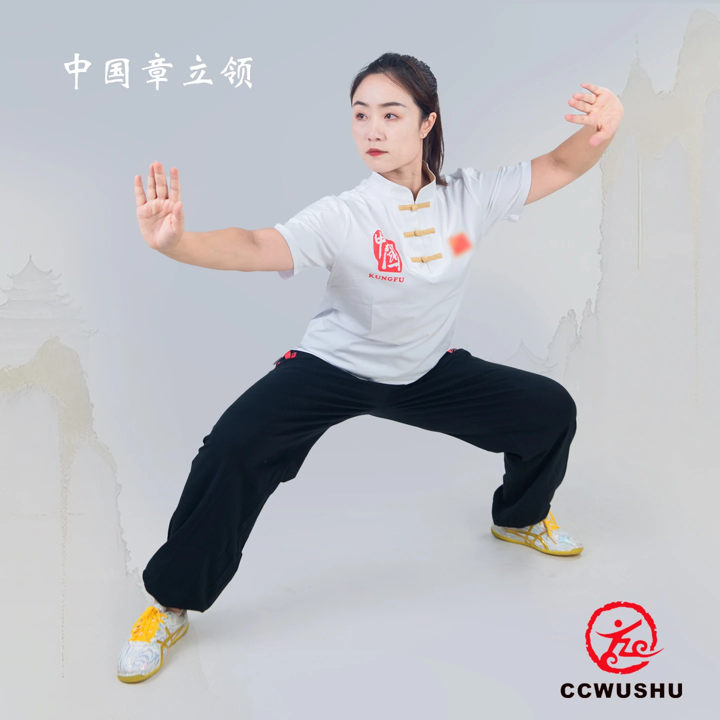 ccwushu T-shirt wushu clothes uniform wushu T-shirt chinese kungfu clothes wushu taichi taiji clothes uniform kung fu costumes view 6
