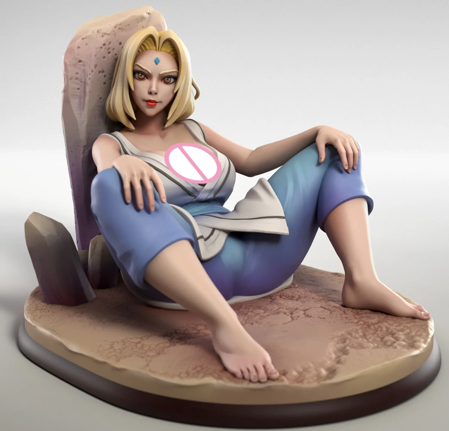 

1/24 Scale Resin figurine Tsunade Nsfw DIY Two versions Model Kit Unassembled Unpainted Sculpture toys