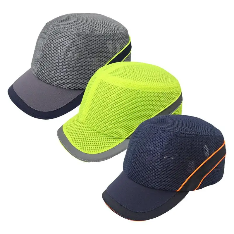 Baseball Hats for Men Breathable Bike Helmets Safety Caps with Anti-Collision Inner Linner Adjustable Head Circumference