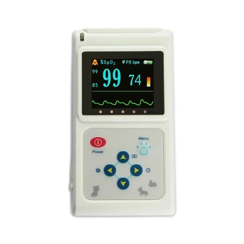 manufacturing CMS60D-VET veterinary pulse oximeter PR animal tongue ear spo2 probe+software