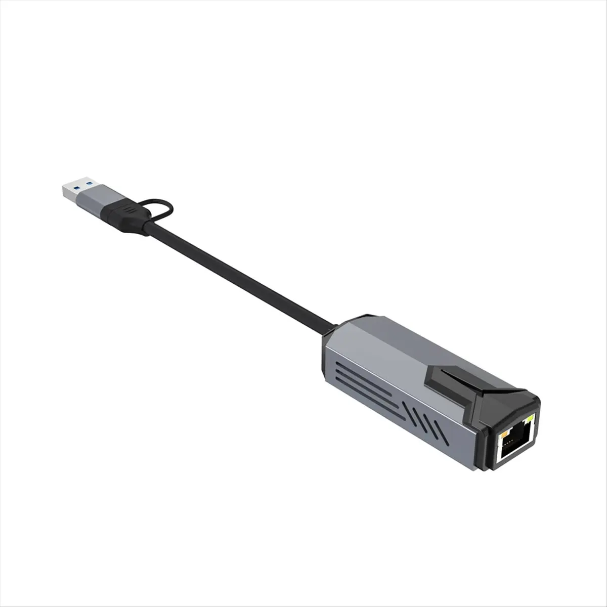 

A46U 5G Wired Network Card USB 3.0 TYPE-C to RJ45 Ethernet Adapter 5000Mbps High Speed for Notebook Desktop Computer Tablet