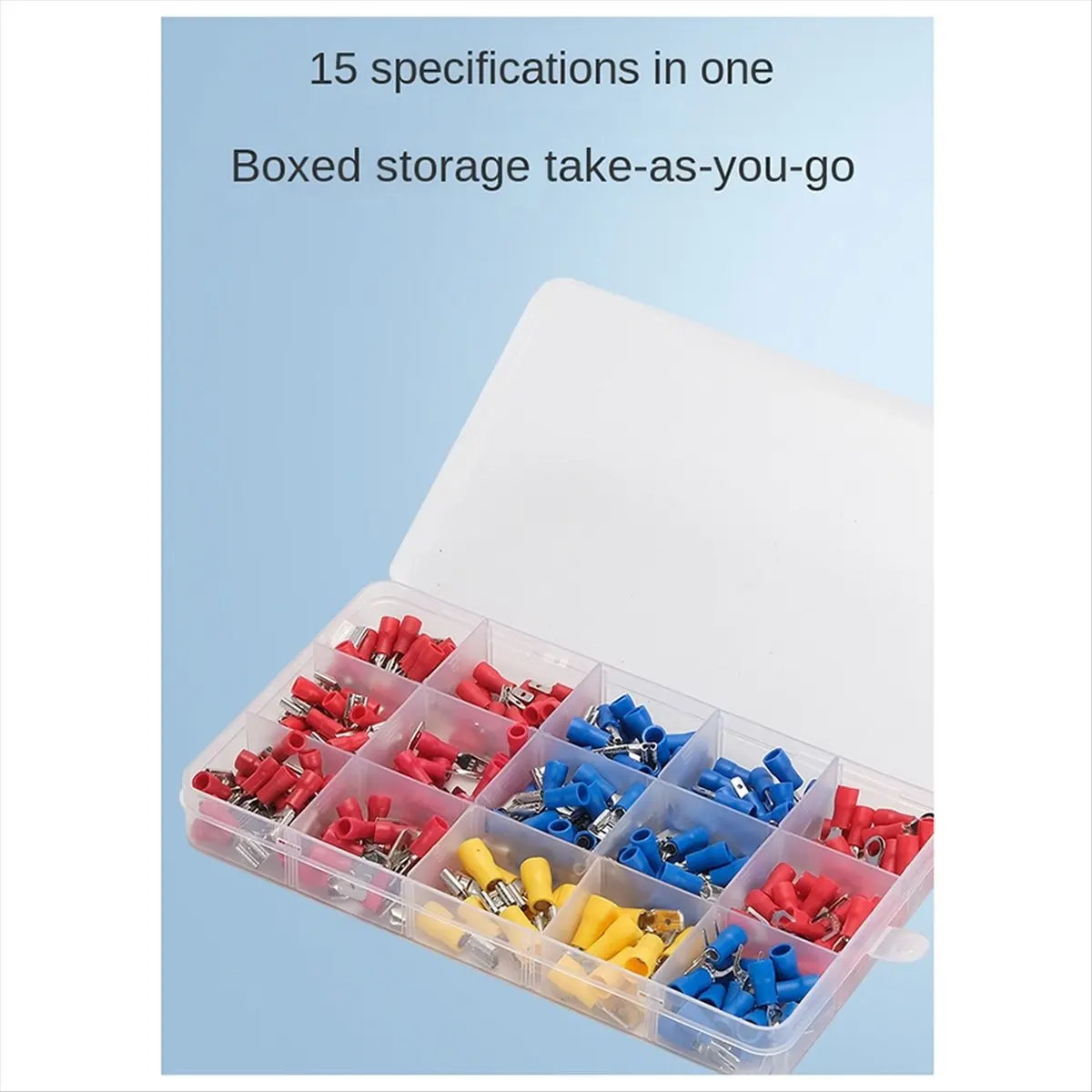 Nices Wire Cold Press Connector Box PVC Insulated Terminal Block Cold Press Insulated Terminal Block