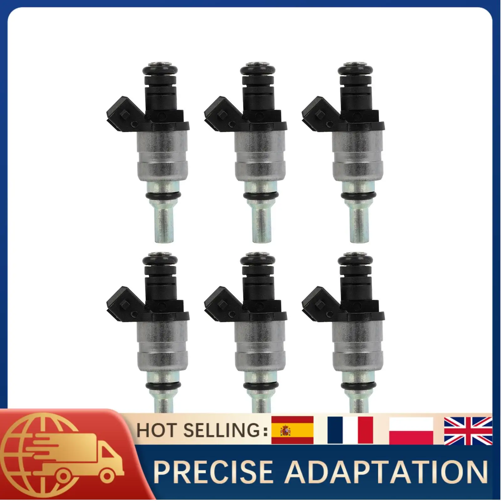 

6PCS Fuel Injectors for BMW 3 Series 5 Series X3 Z3 Z4 L6 2.2L 2.5L 2.8L Direct Fit OE 13537546244 Engine Parts