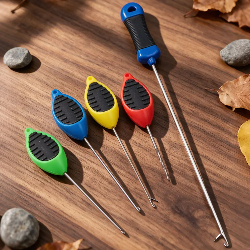 Karpfen Angeln Köder Nadel Set Gated Nadel Pop Up Boilies Spleißen Pins Nadel Karpfen Rig, Der Werkzeuge Angeln Zubehör Tackle – Detail 5