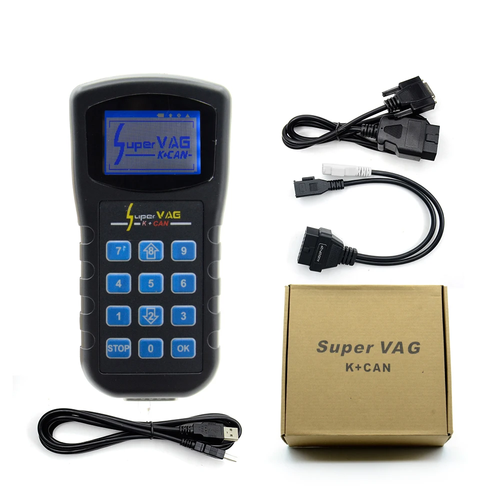 Super VAG K CAN 4.8 Car Diagnostic Tool Airbag Reset Tool And Key Programmer For VAG Cars Super Vag K+can V4.8