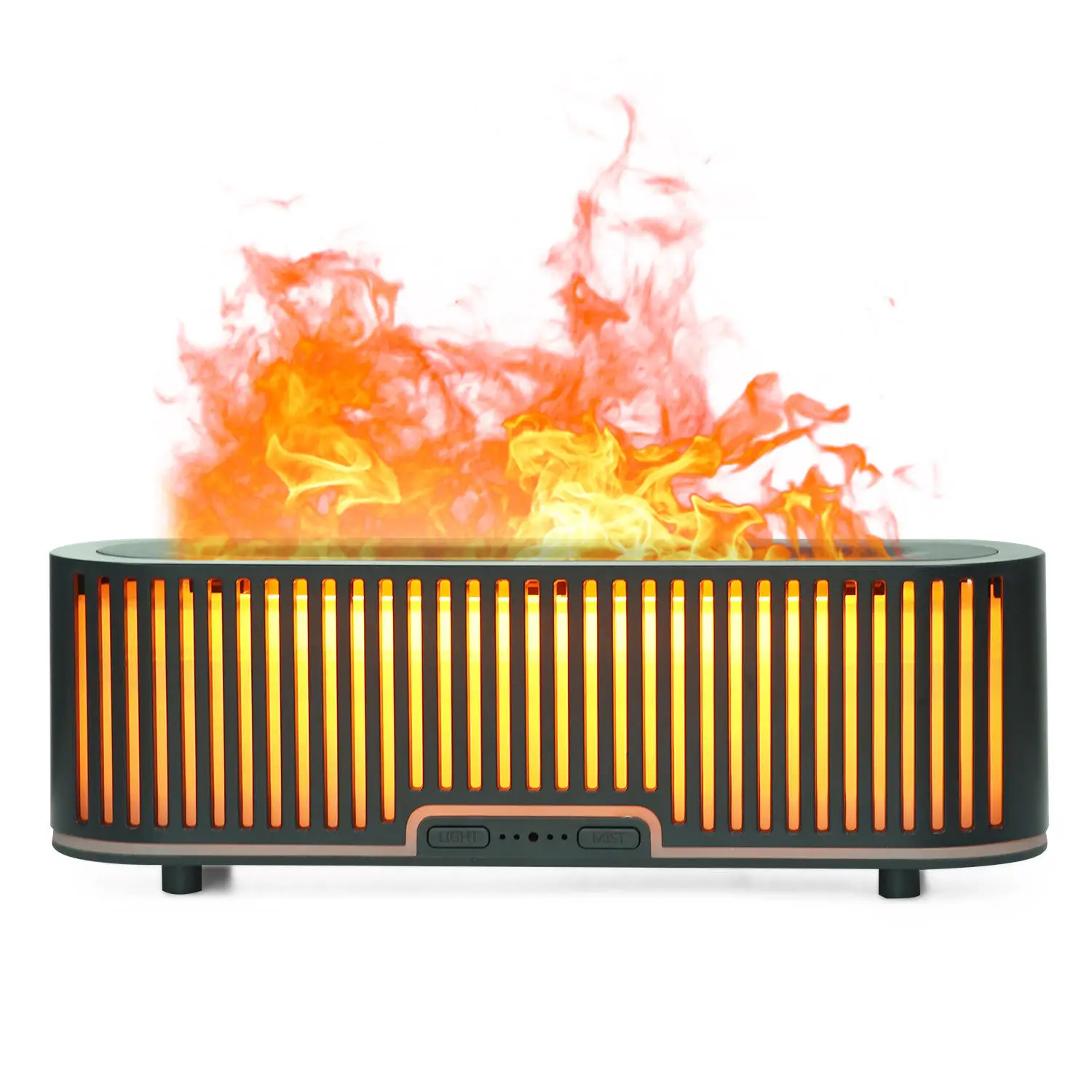 

Длинный полый семицветный диффузор пламени, сетка, вертикальный увлажнитель с полосой, бытовой распылительный увлажнитель атмосферного света