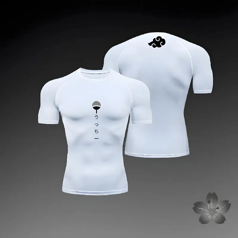 2026 New Anime Men's Compression Shirt Fitness Sport Running Tight Gym TShirts Athletic Workout Quick Dry Tops Tee Summer