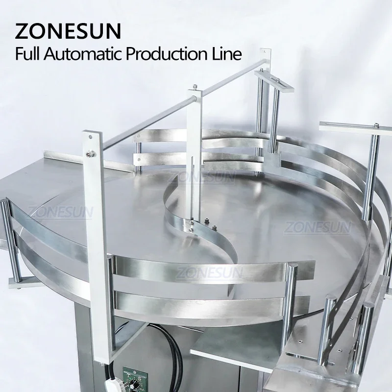 ZONESUN Custom Full Automatic Cosmetic Liquid Milk Honey Squeeze Bottle Vial Filling And Capping Machine for Production Line