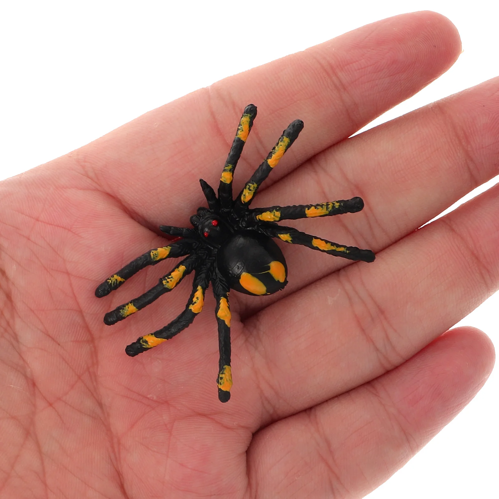

15pcs Simulation Spider Halloween Decor Fake Spider Prank Joking Funny Horror Props For Carnivals Costume Party Stage Plays