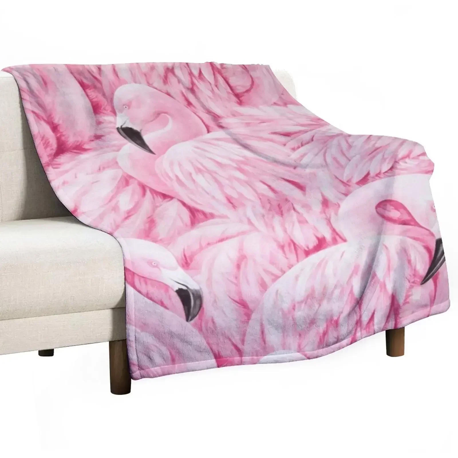 

New Flamingos Throw Blanket Versatile Cozy Throw Blanket for All Occasions