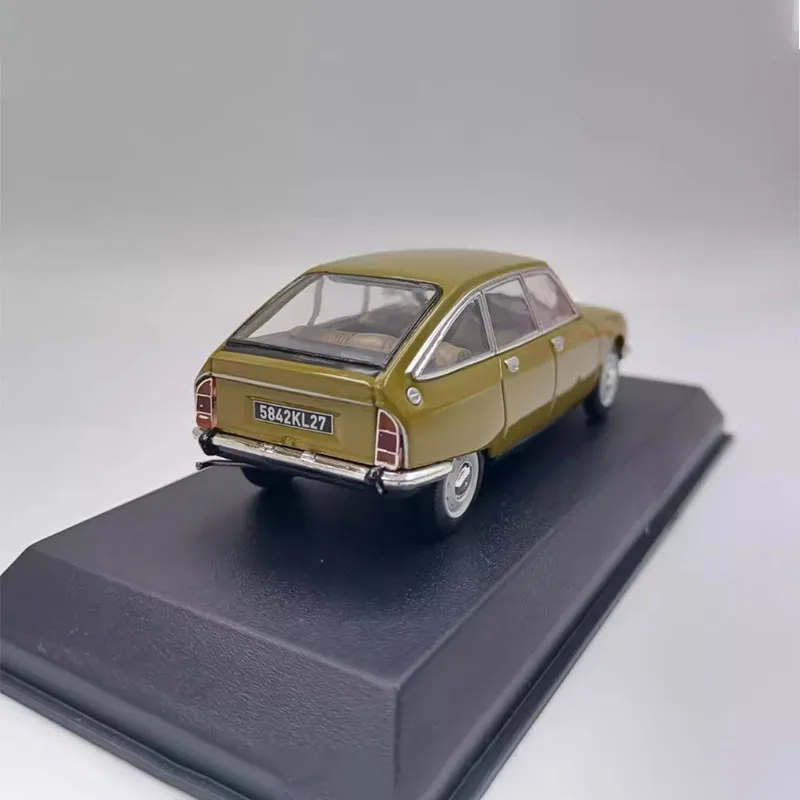 Diecast Original 1:43 Scale Citroen GS Simulation Alloy Car Model Decoration Collection Toy Gift Decration Souvenir Display