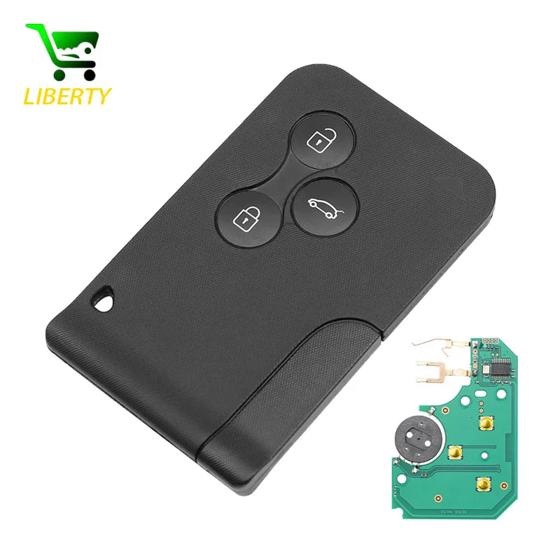 

Liberty ID46 PCF7947 Chip 433MHz Car Remote Control Key Fob for Renault Megane II Scenic 2003-2008 Auto Transponder Blank Keys