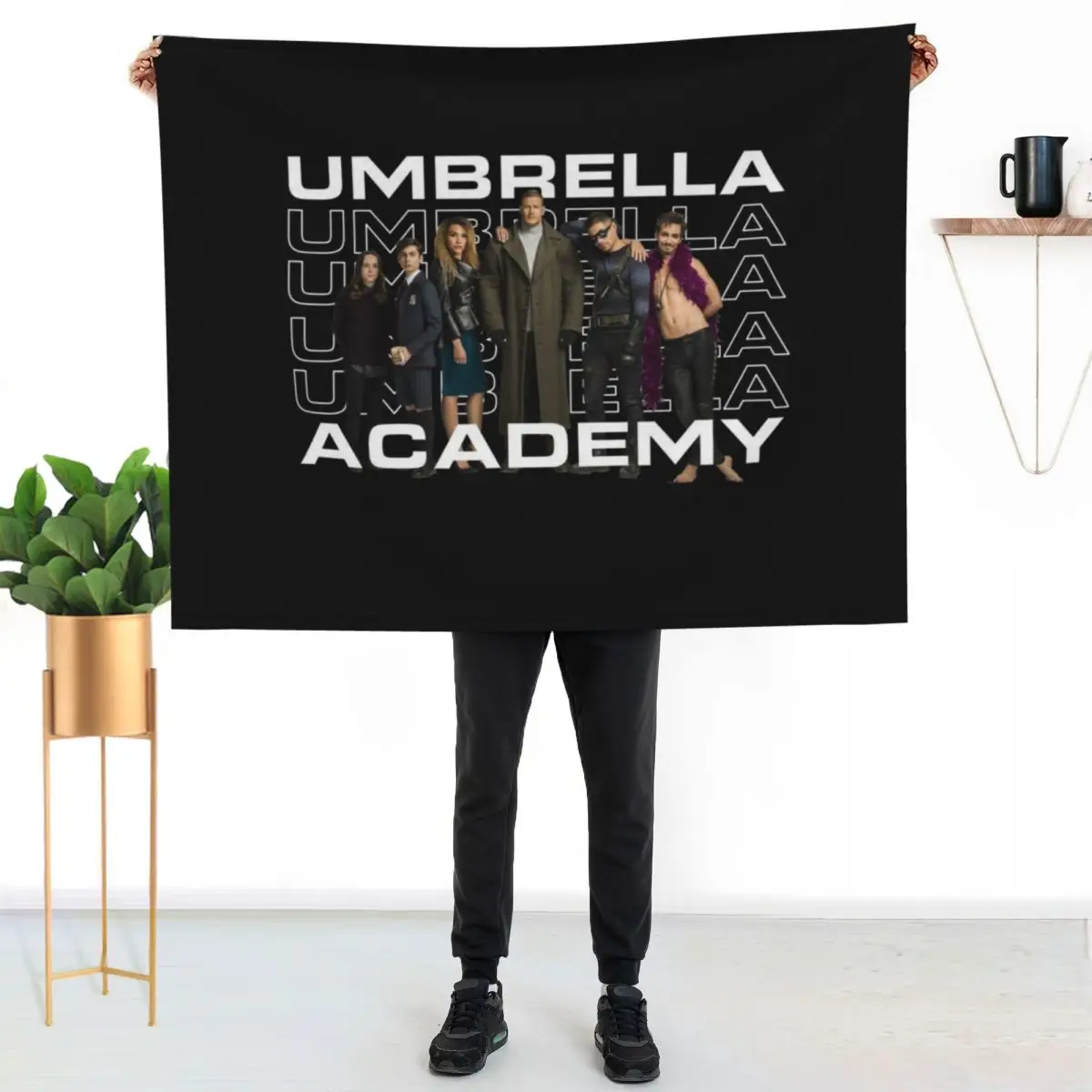 The umbrella academy Throw Blanket valentine gift ideas halloween Hairys Sofa Thermals For Travel wednesday Blankets