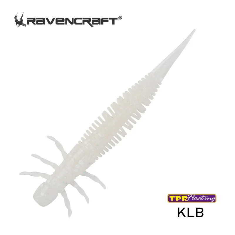 RAVEN CRAFT DAMSEL-WORM 2.2/2.7/3.2 Zoll 14/12/10 Stück Schwimmender SoftLure Kunstköder in Turnierqualität – Künstlicher Angelköder in Hyper-Qualität