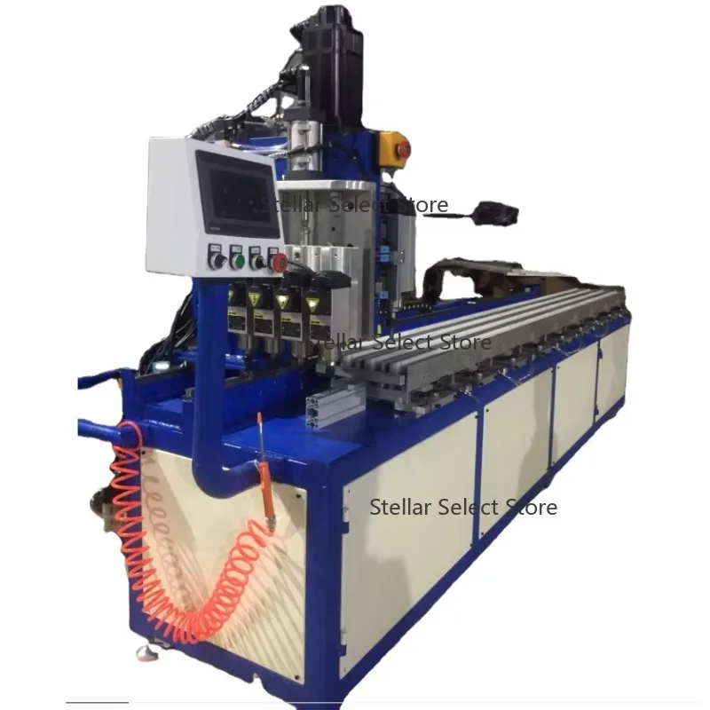Automatic High Efficiency Motor Drill and Router Machine for Plantation Shutters Stiles Home Product Making Machinery