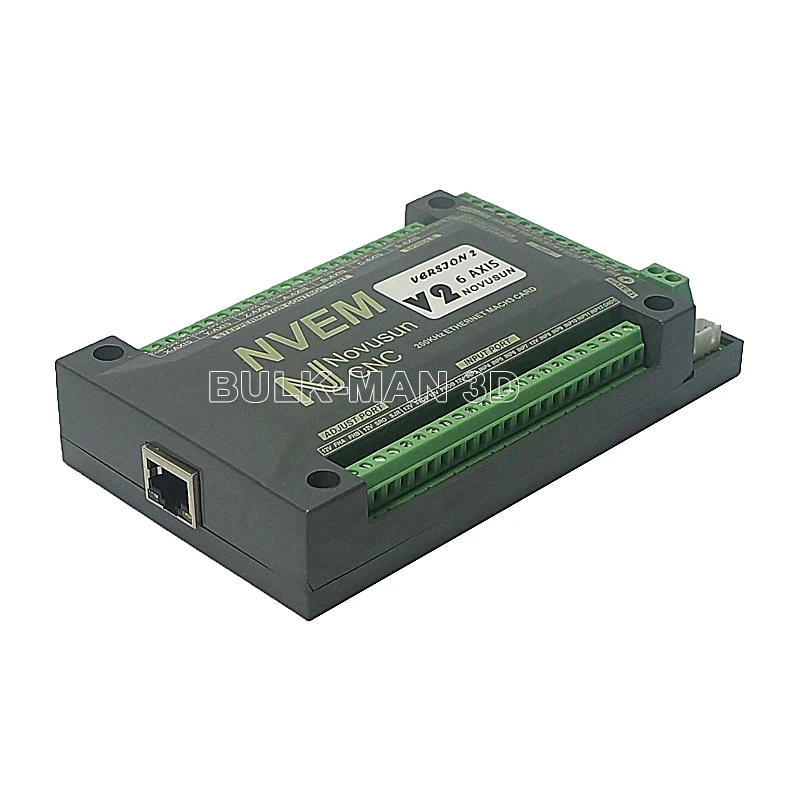 Tarjeta controladora NVEM Mach3, interfaz de puerto Ethernet de 3/4/5/6 ejes, controlador de movimiento CNC para enrutador CNC