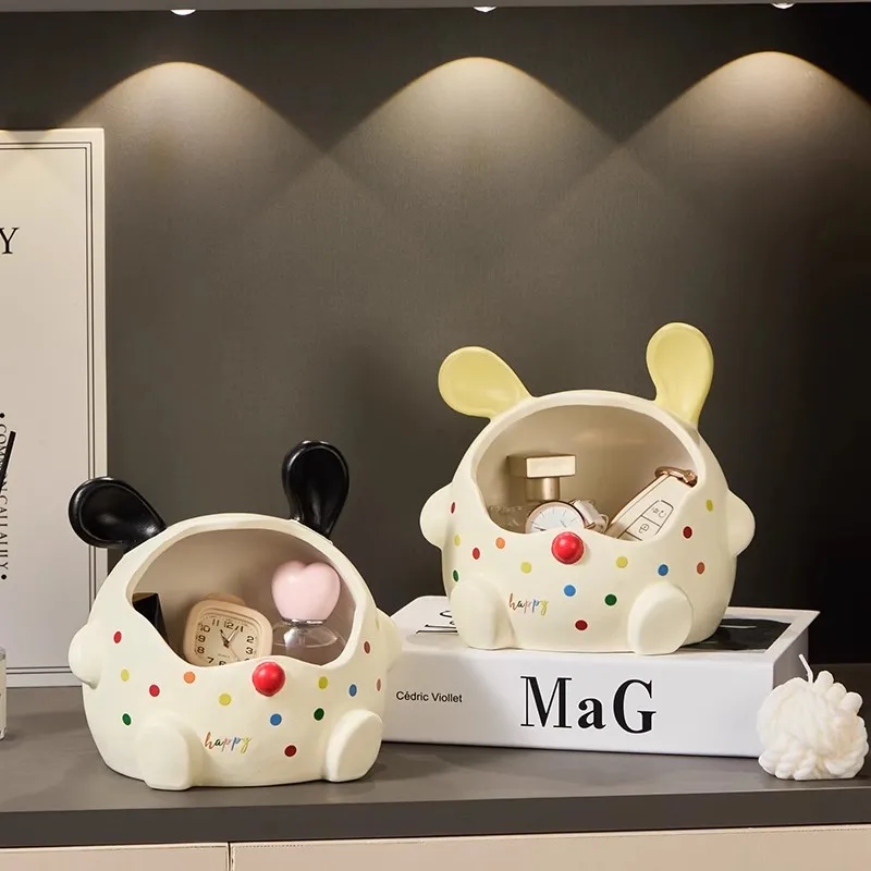 

Entrance foyer decoration, key storage, shelf, cute living room desktop, high-end decoration, housewarming gift