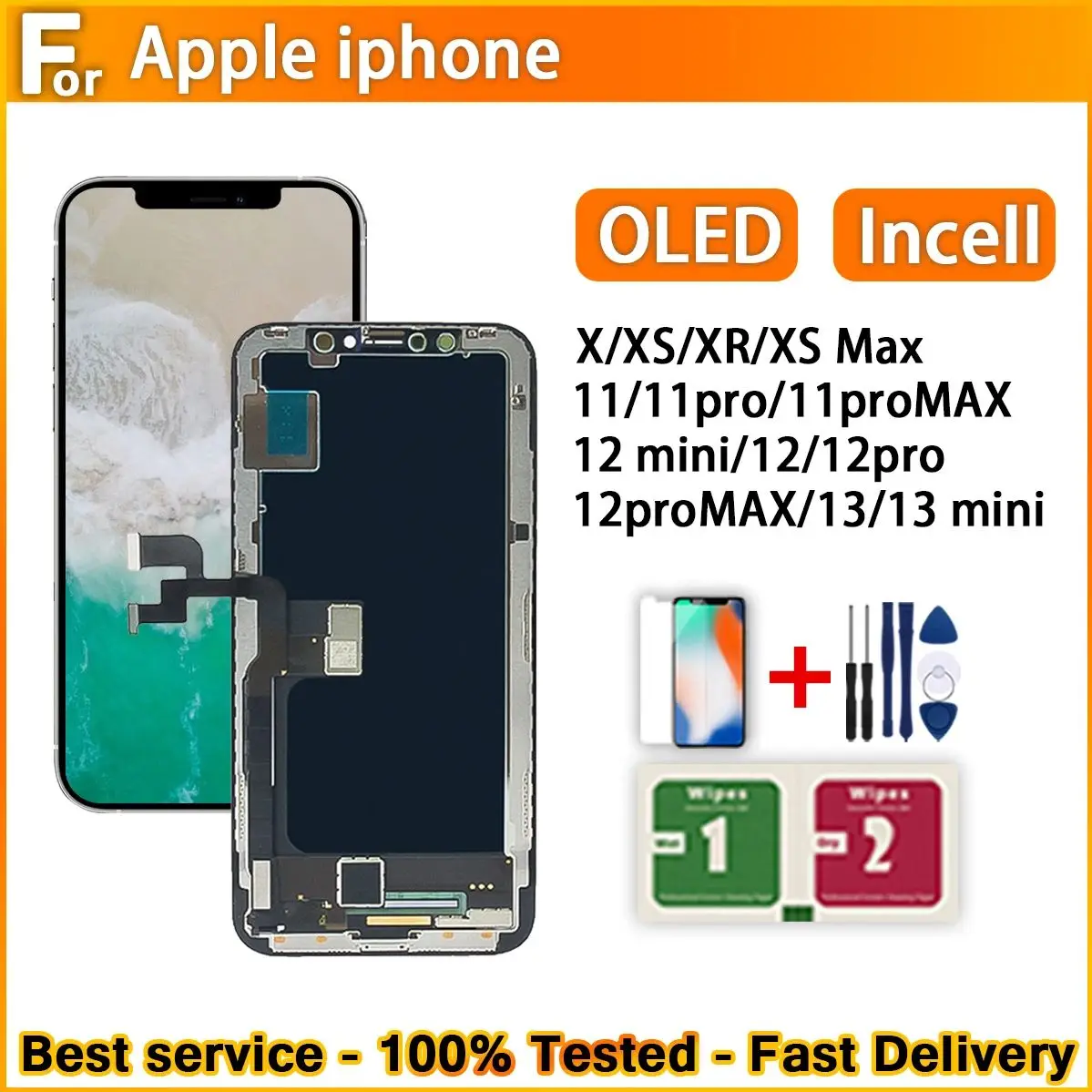 For iPhone11/11 pro/11pro MAX/12 mini/12/12 pro/12pro MAX/13/13 mini/13/13promax LCD Display Touch screen Digitizer Assembly