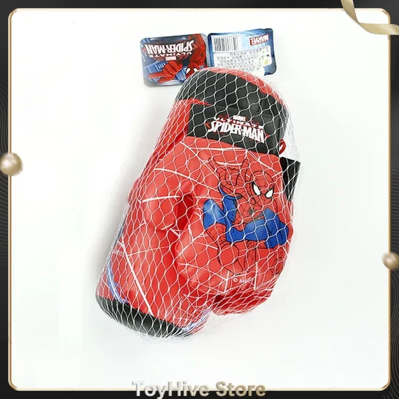 Spider Man Children'S Mini Boxing Set Glove+Bag Anime Cartoon Cute Sports Toy Physical Training Boy Girl Birthday X-Mas Gift Kid view 3