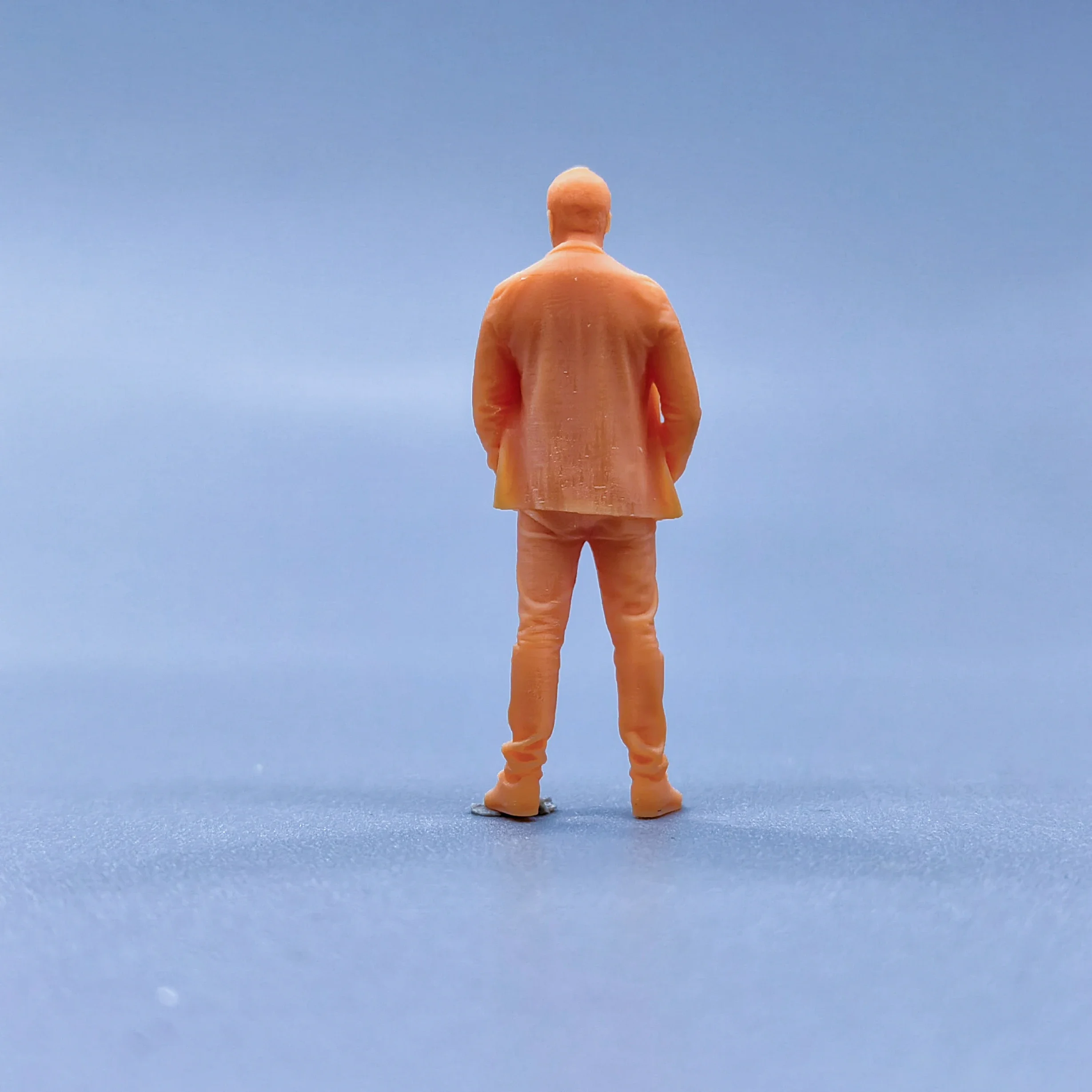 1/64 1/43 Figurine Modello in scala Resina Uomo di mezza età Miniature non colorate Diorama Dipinto a mano L127