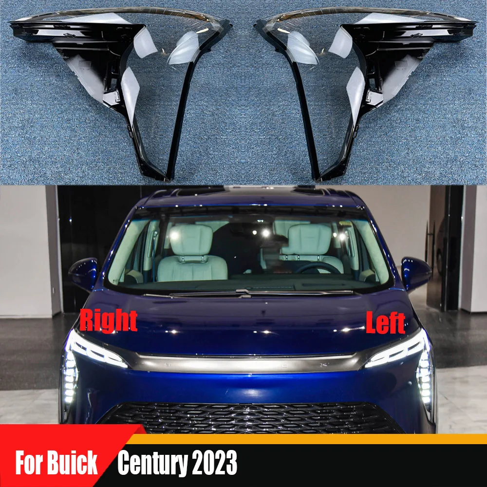 

For Buick Century 2023 Headlamp Lamp Cover Headlight Shell Transparent Mask Lens Plexiglass Replace Original Lampshade