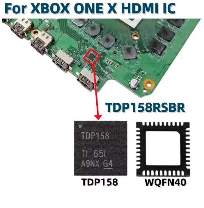 TDP158 75DP159 HDMI IC Retimer for X-BOX ONE X ONE S QFN-40 5mm*5mm Console IC Chipset SN75DP159 TDP158RSBR WQFN40