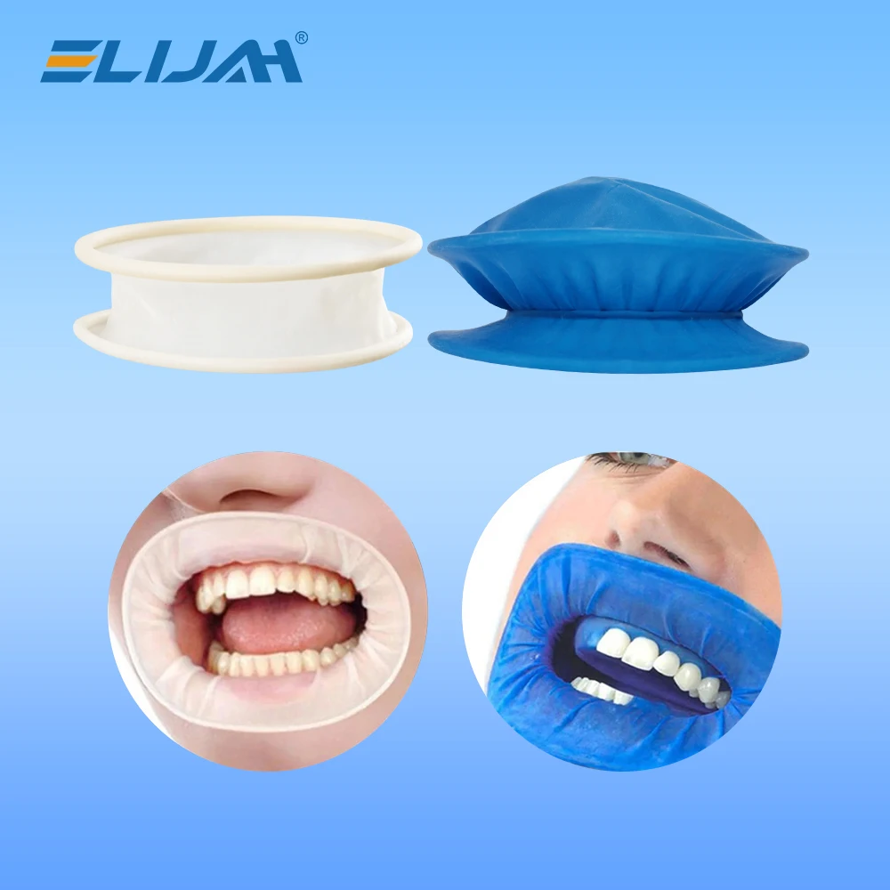 

5Pcs Dental Disposable Rubber Sterile Mouth Opener Oral Cheek Expander Retractor Rubber Retractor Rubber Barrier Dentistry