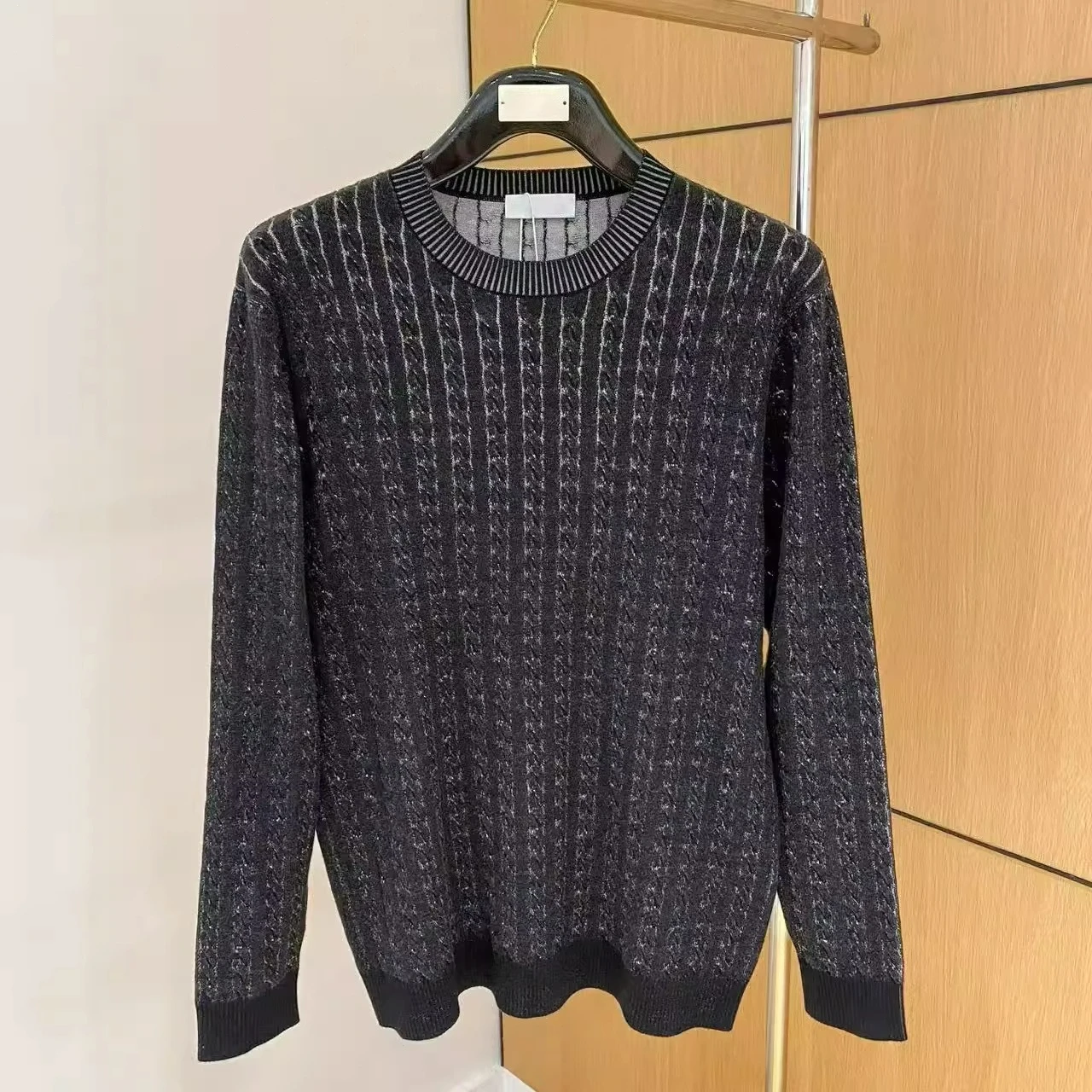 BC イタリアン 秋冬新作 オールドマネースタイル ファッション クルーネック ニットセーター メンズ ビジネスカジュアル 長袖セーター