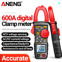 ANENG PN200 Multimeters Clamp Meter Digital AC Ammeter Voltage 4000 Counts 600A Current Tester Hz Capacitance NCV Ohm Test Tools