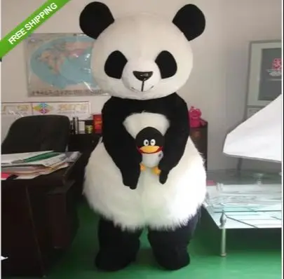 

2025 New Adult Best Sale Lovely Panda Suit Animal Cartoon Mascot Costume Christmas Fancy Dress Halloween Mascot Costume