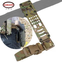 Adaptador Modular Coldre MHA Leg Strap Kit, LSK 3 furos coldres, Airsoft QLS ajustável, Quick desanexar placas no cinto de combate