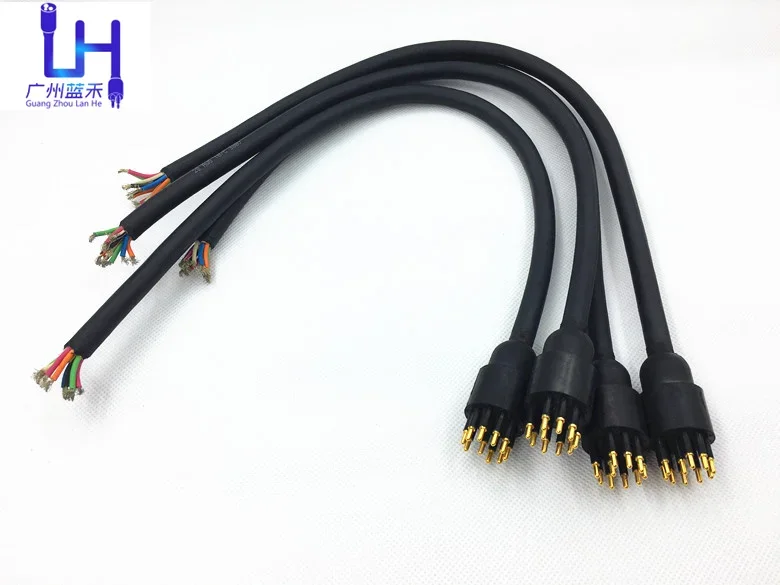 Imagem -05 - Pluggable Waterproof Power Cabo Conectores Pigtail Electrical Subconn Connector para Câmera Subaquática Mcil10m