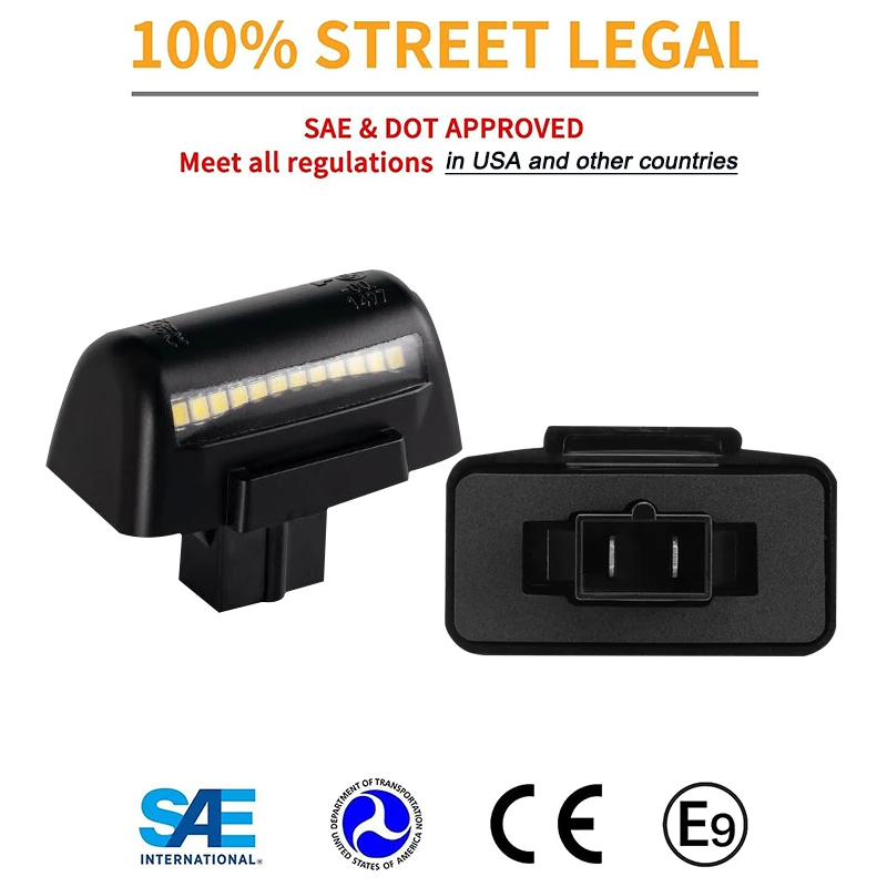 Rear License Plate Light Replacement for Ford Transit Connect MK5 MK6 MK7 1995‑2013 OE:86VB‑13550‑AH