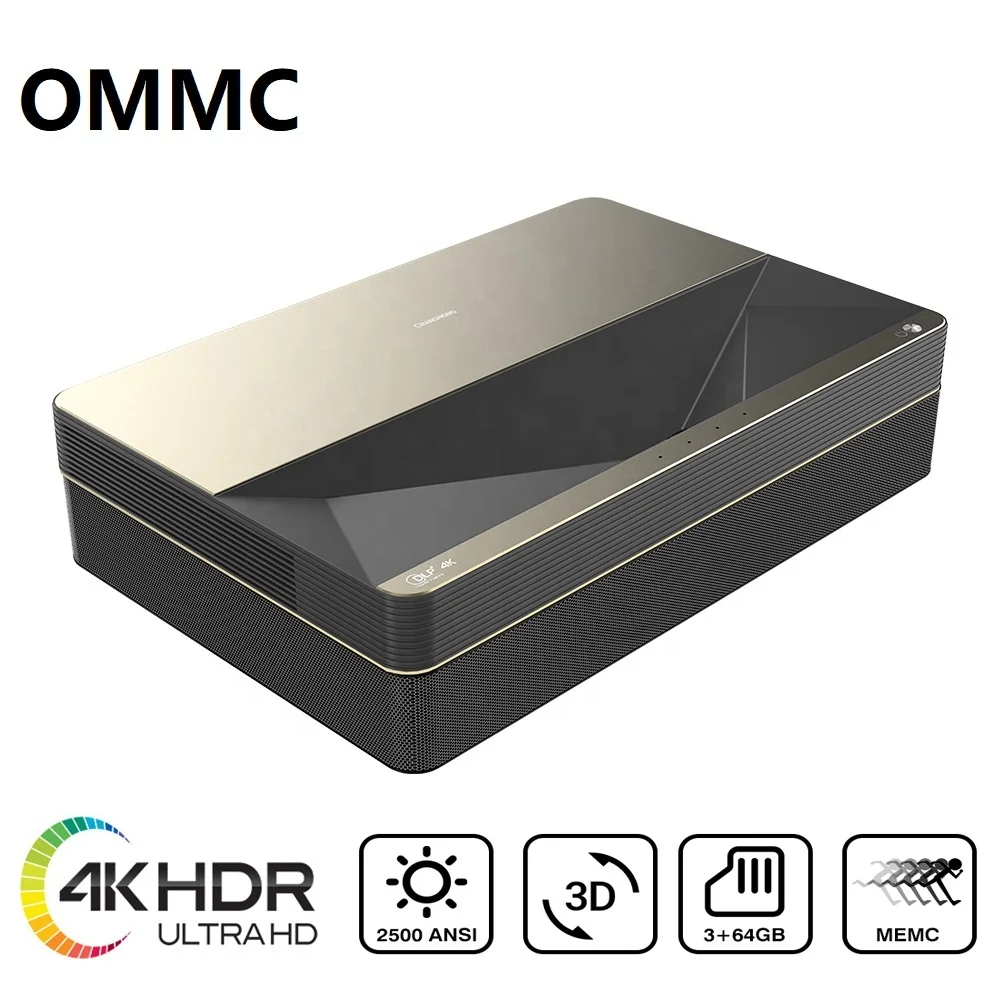 Changhong Chiq B7U Short Throw DLP 4K Laser Projector Video Beamer For Home TV With Android HDR 3D