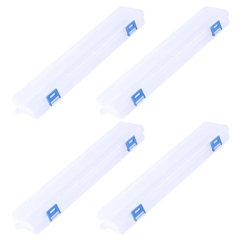 

4pcs Oil Transparent Durable Portable Storage Case for Markers Small Painting Tools Organizer Holder