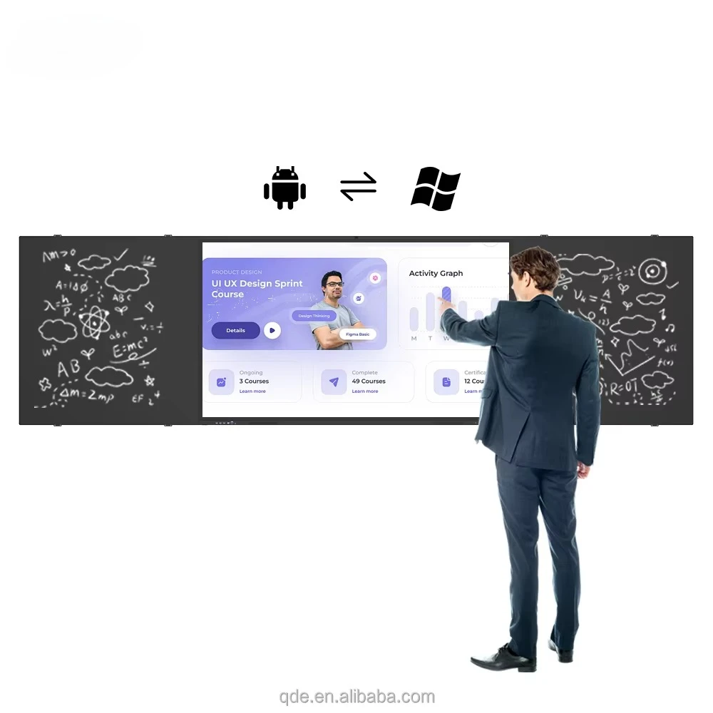

86 Inch Touch Screen Teaching Smart Nano Blackboard All In One School Writing Board Interactive Blackboard