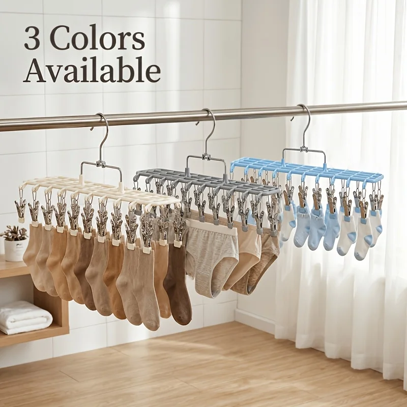 New anti slip stainless steel drying hanger with thickened and multifunctional capable of strong Clothing hanging Organization