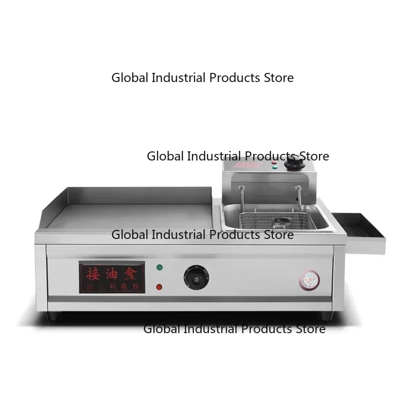 cross-border Commercial Griddle Fryer, All-in-one Machine, Teppanyaki Frying Pan, Kanto Boiled Noodles Fryer, Oden