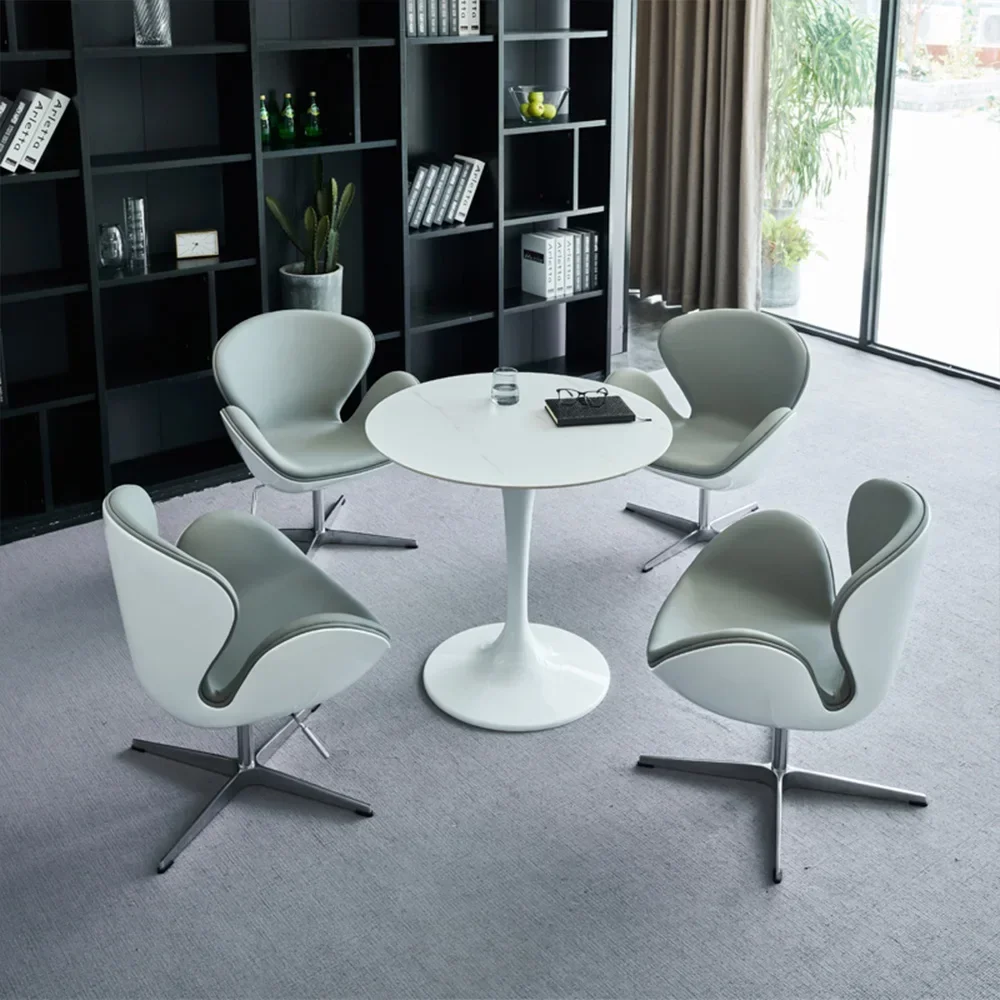 

l Dining Room Furniture Rock Slab Top Small Round Dining Table And Chairs For Home And Restaurant