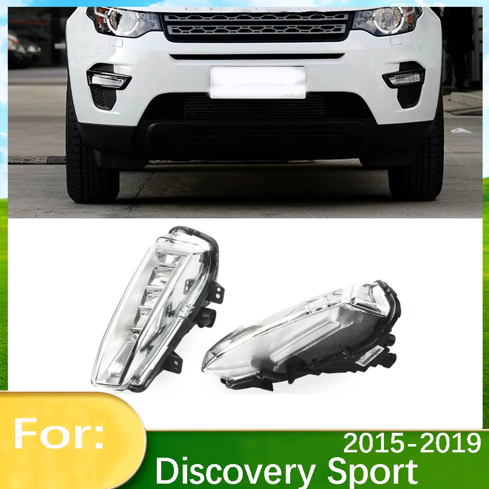 

Car Front Bumper LED Lights Fog Lamp Left/Right For Land Rover Discovery Sport 2015 2016 2017 2018 2019 LR077887/LR077888