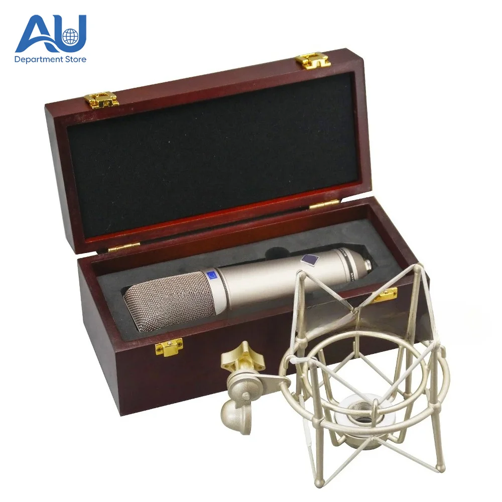 U--87 Professional Large Diaphragm Condenser Microphone Series High-End Recording Studio for Live Streaming and Karaoke