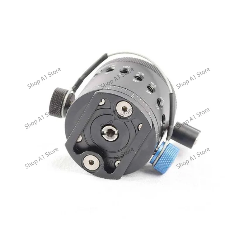 DH-55D panoramic indexing gimbal, indexing disc, can blind shoot panoramic connecting piece 10-speed indexing 360 degrees