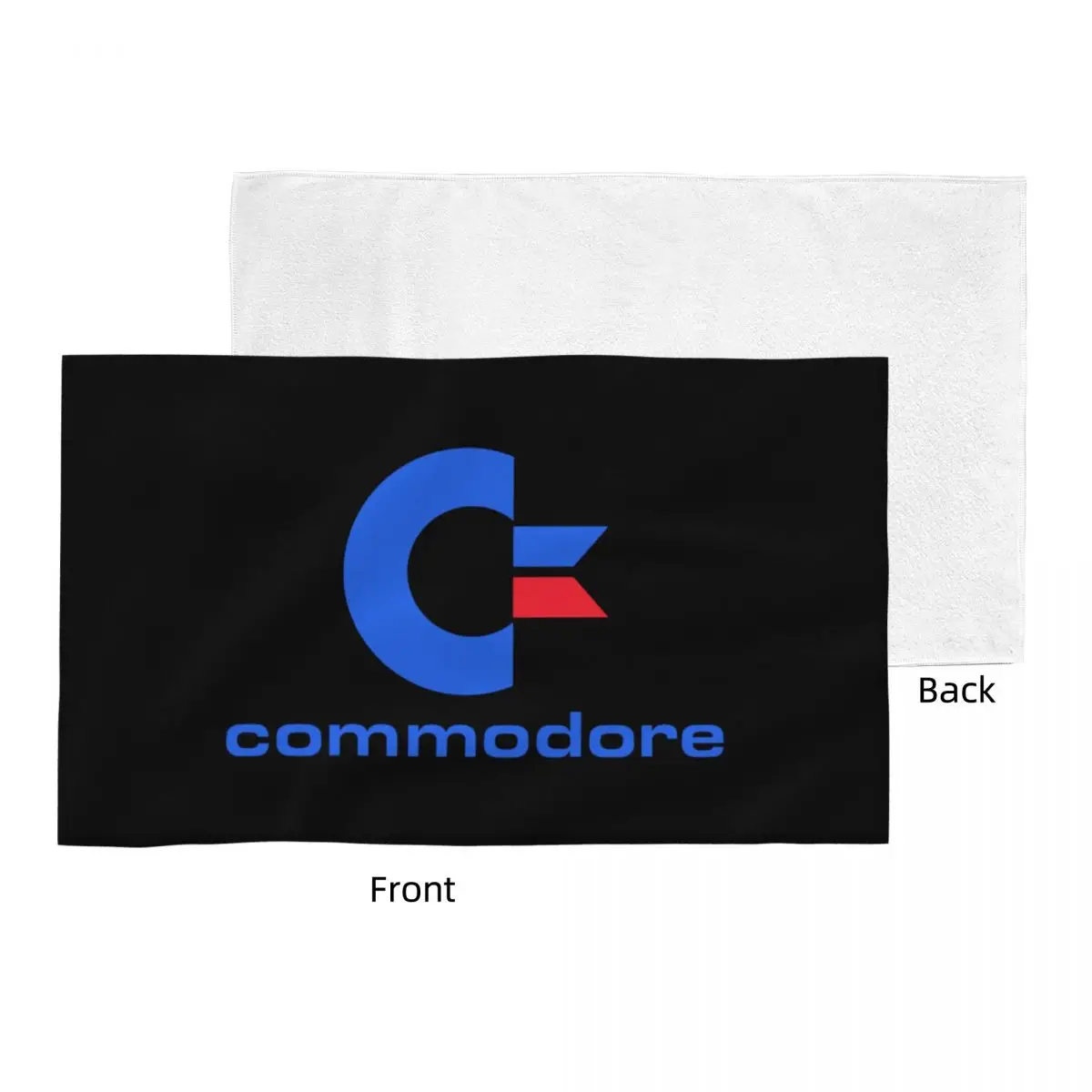 Custom Quick Drying Cotton Face Towel Soft Linen C64 Amiga Computer Pool Towels