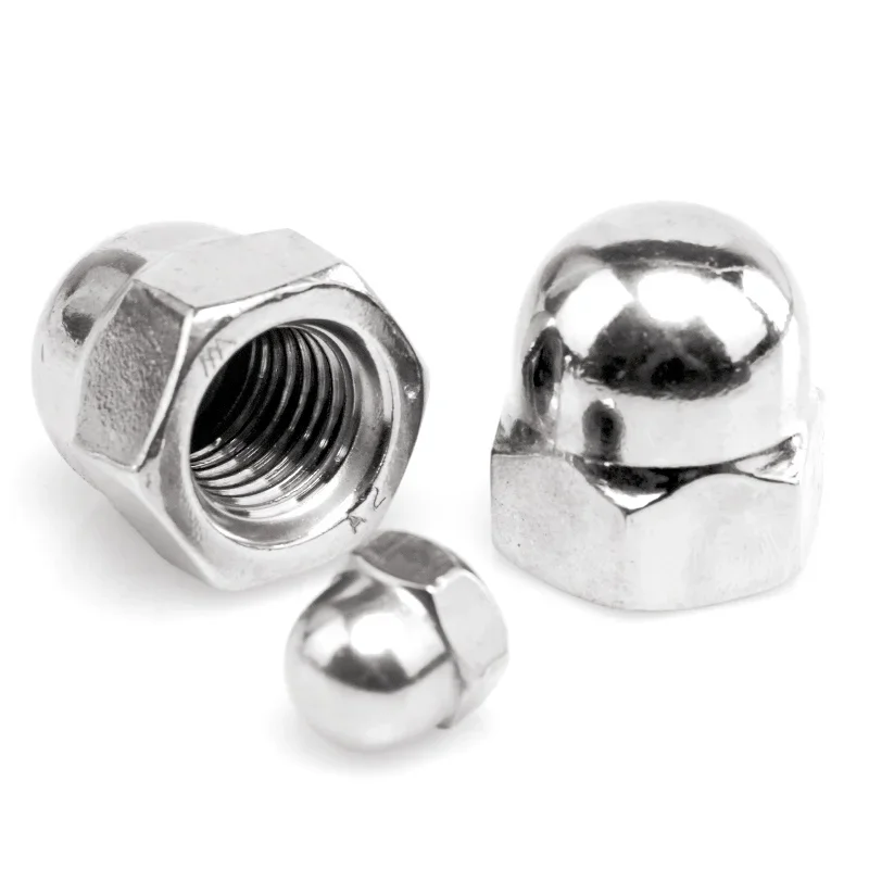 10/20/30pcs UNC Acorn Nuts 6#-32 8#-32 10#-24 1/4-20 5/16-18 3/8-16 1/2-13 A2-70 304 Stainless Steel US Hex Cap Nut Domed Nuts