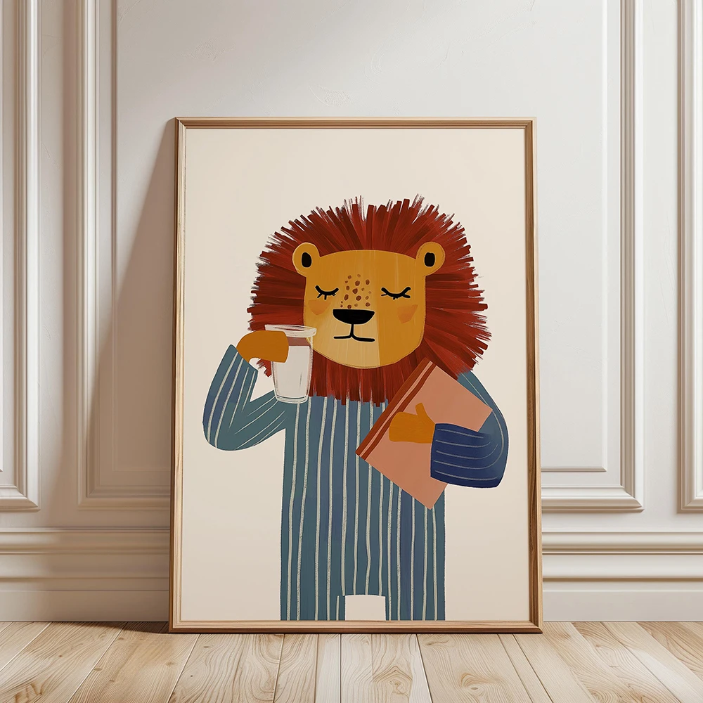 Circo Scimmia Arte della paret - Kids Educational Poster recensione e prezzo