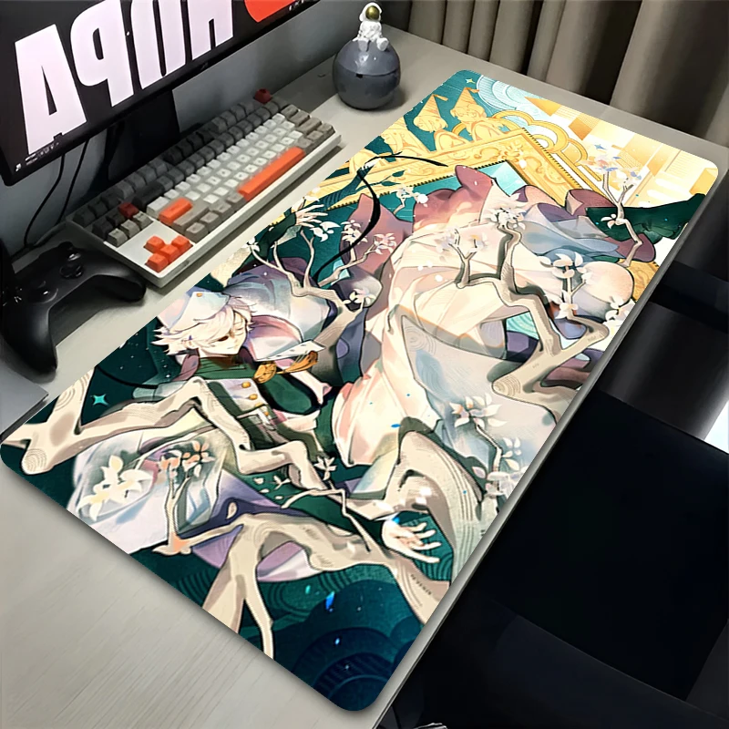 Mousepad Witch Hat Atelier Desk Mat Keyboard Ergonomic Office Rubber Game PC Non-slip Home Custom Best Mouse Pad