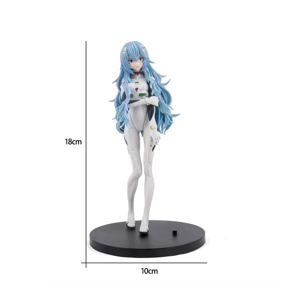 Heiße Genesis Evangelion Anime-Figur EVA Ayanami Rei Asuka Zweidimensionales Modell-Chassis Schreibtisch-Ornament Geschenk-Spielzeug – Detail 5