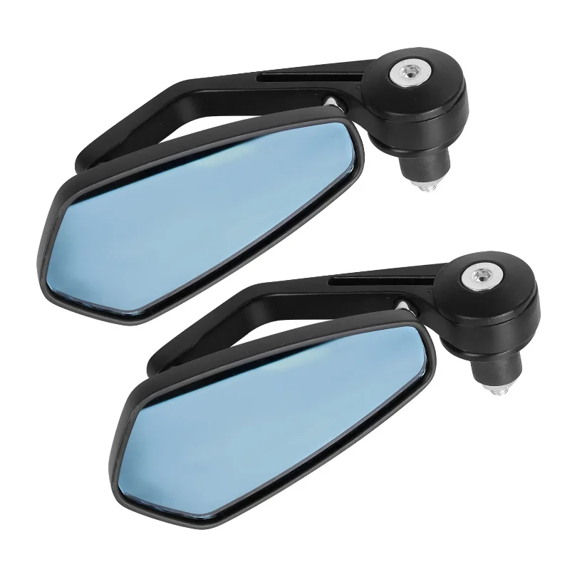 

Motorcycle rearview mirror rhombus curved rod handle anti-glare mirror suitable handle head diameter 22mm